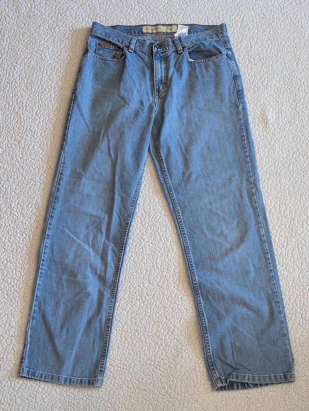 Eddie Bauer Vintage 90's Natural Fit 100% Cotton Mexico Made Straight Leg Jeans